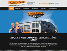 Tablet Screenshot of kanal-tuerpe.de